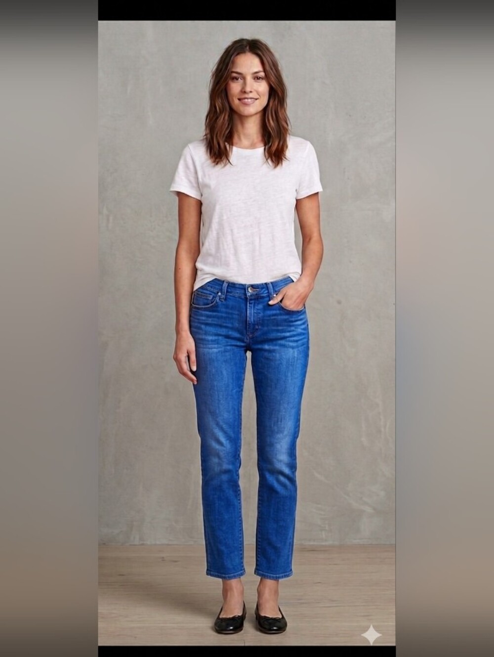 rag & bone Straight Leg Jeans in Medium Blue Wash, 29 Medium - Picture 2 of 13